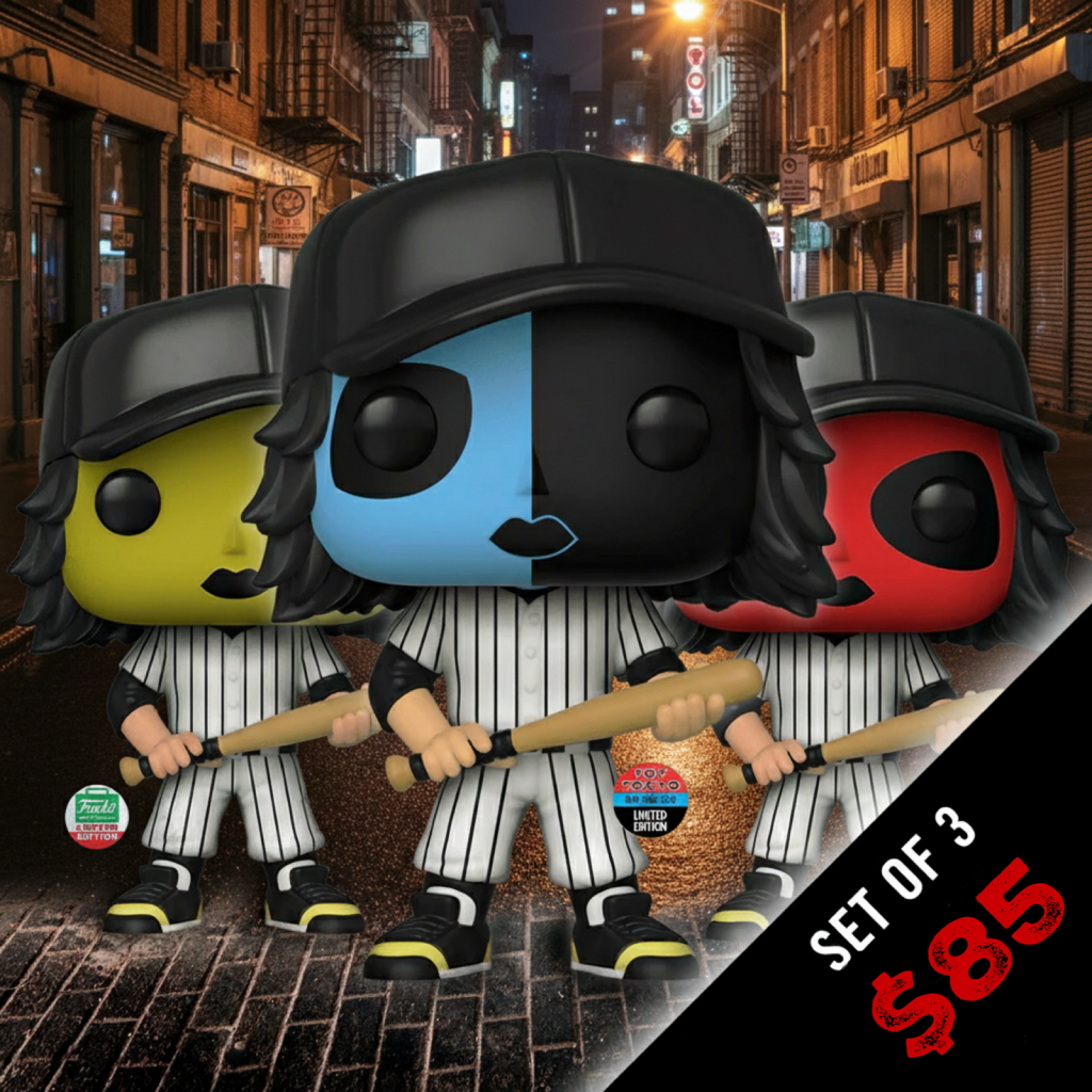 Funko Pop The Warriors Baseball Furies Vinyl Figures 3-Pack 824 Set