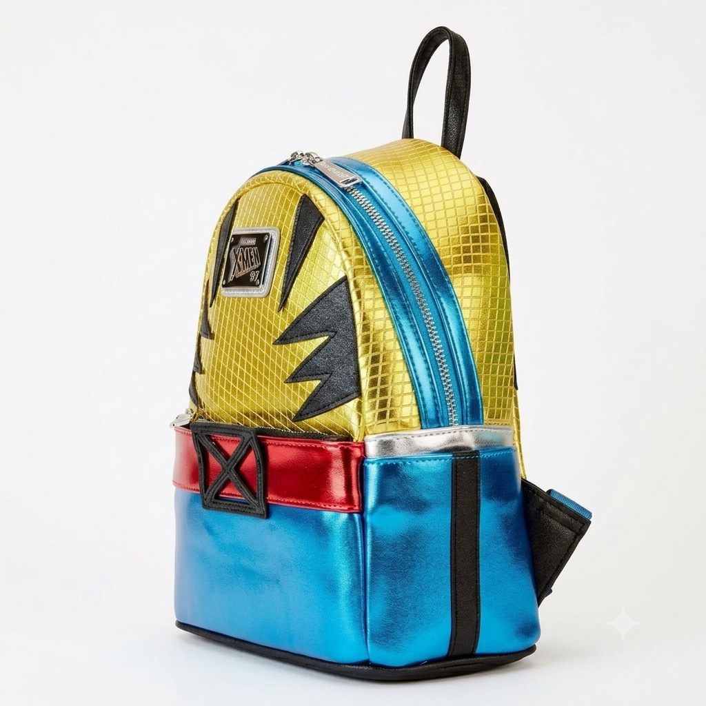 Loungefly Marvel Shine Wolverine Cosplay Mini Backpack