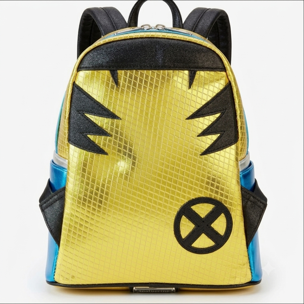 Loungefly Marvel Shine Wolverine Cosplay Mini Backpack