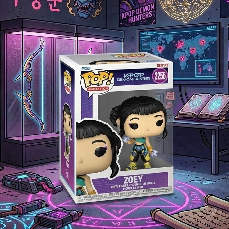 Funko Pop K-Pop Demon Hunters Zoey #2256 Vinyl Figure